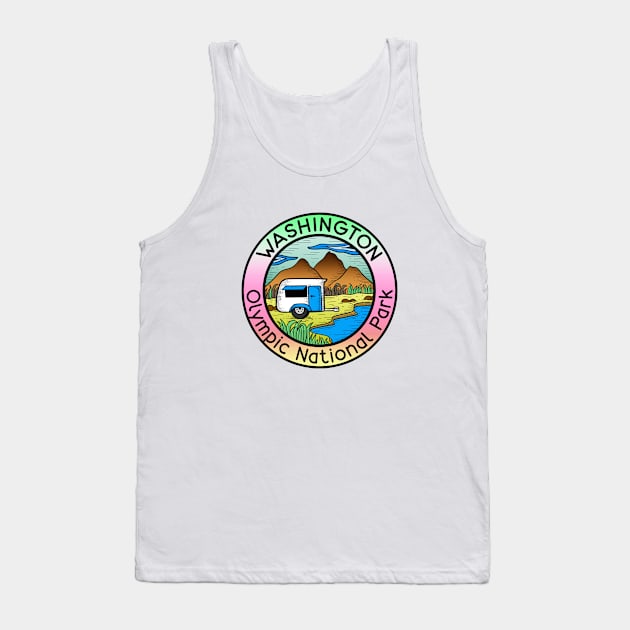 Olympic National Park Washington Camping Camper Tank Top by DD2019